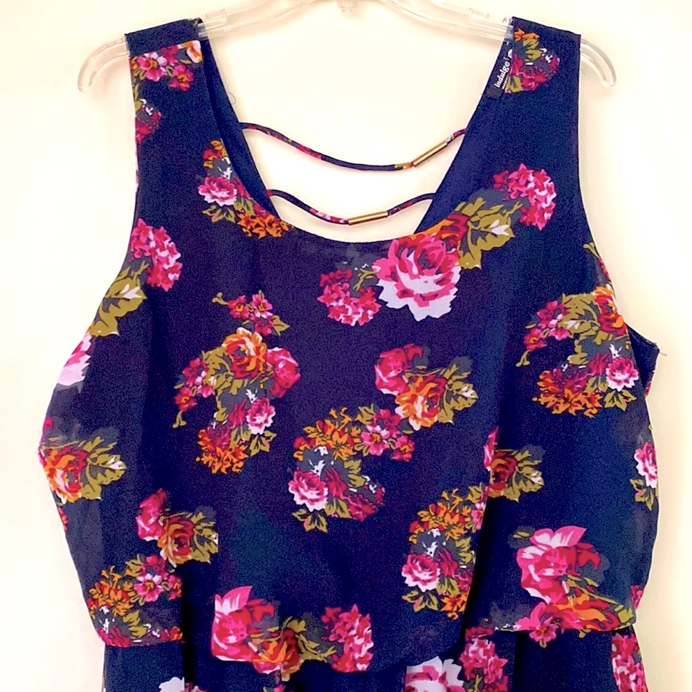 ❤️NWOT Women’s 2X Indulge floral knee length summer dress. - Picture 1 of 6